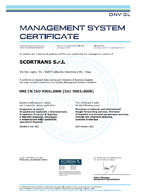 ﻿UNI EN ISO 9001:2008 Certification
